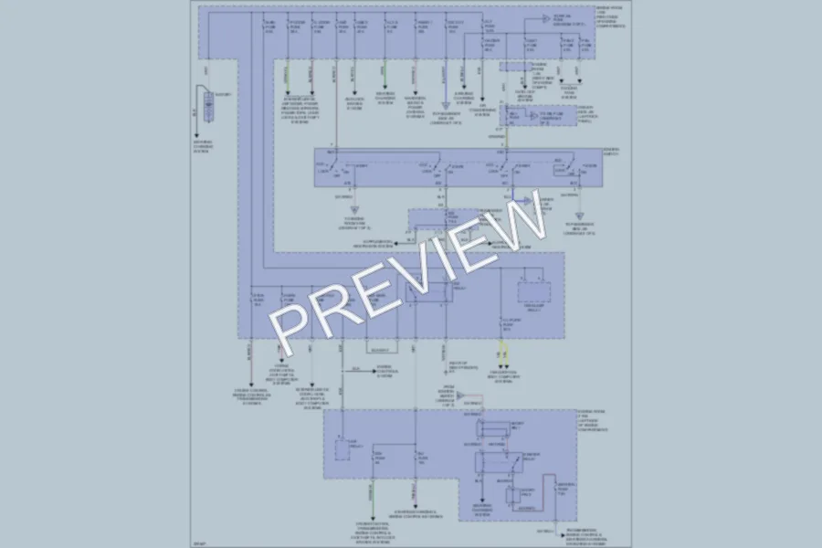 2010 Lexus SC430 Power Distribution wiring diagram preview