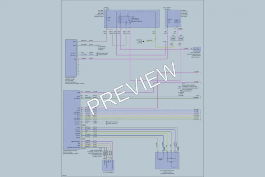 2010 Lincoln MKS Cruise Control wiring diagram preview