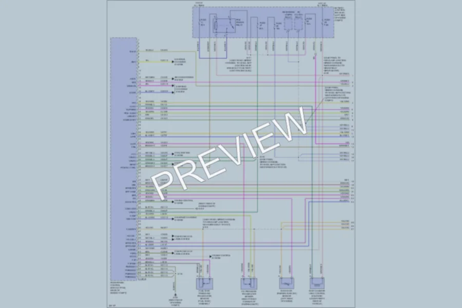 2010 Lincoln MKS Engine Performance wiring diagram preview