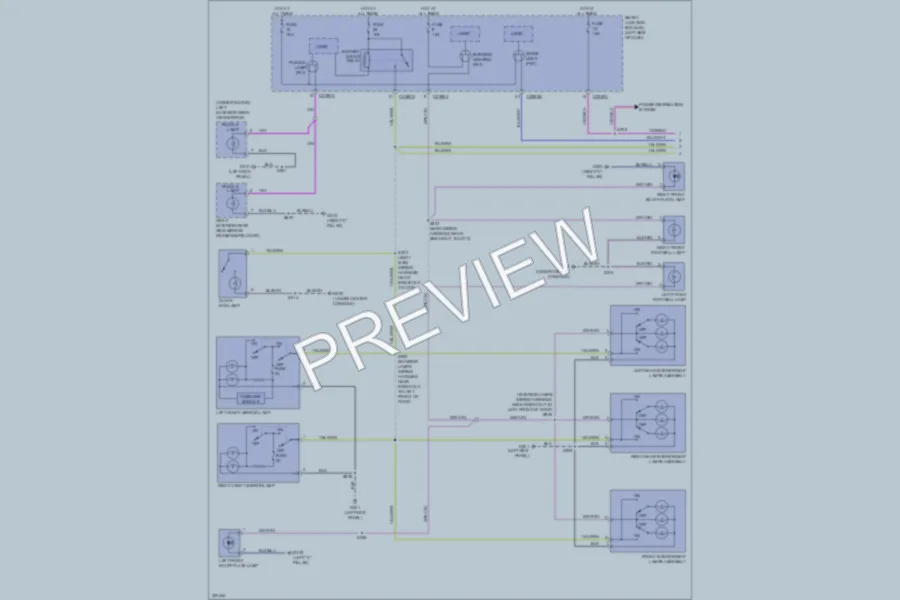 2010 Lincoln MKS Interior Lights wiring diagram preview