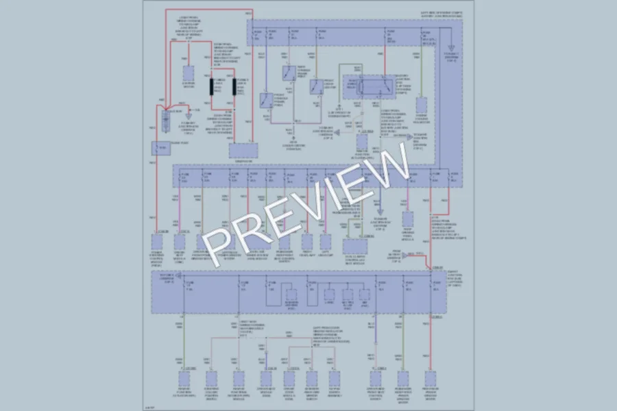 2010 Lincoln MKS Power Distribution wiring diagram preview