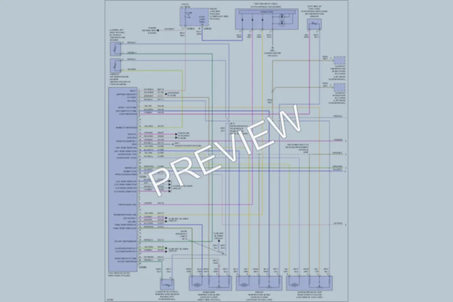 2010 Lincoln MKT Air Conditioning wiring diagram preview