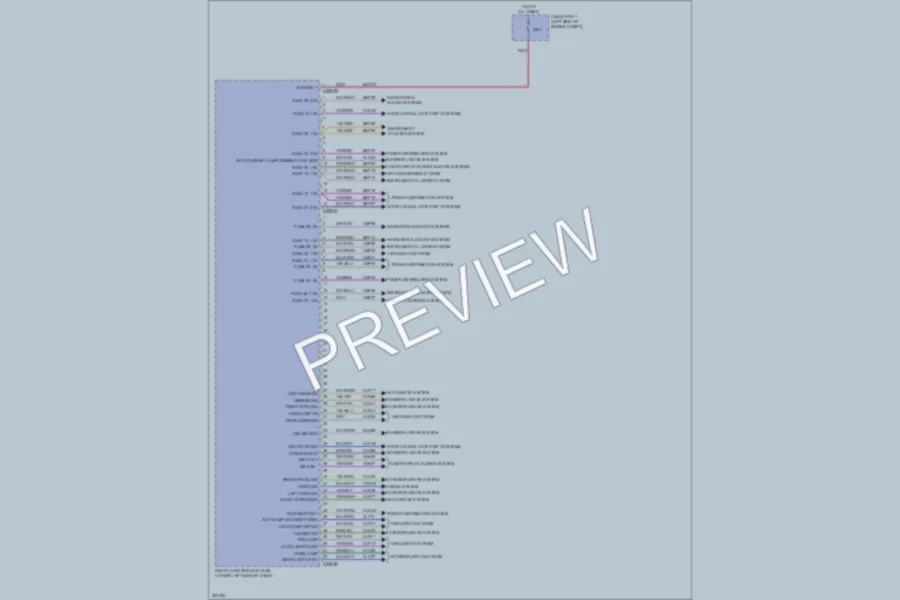 2010 Lincoln MKT Body Control Modules wiring diagram preview