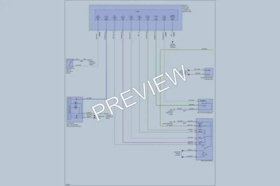 2010 Lincoln MKT Headlights wiring diagram preview