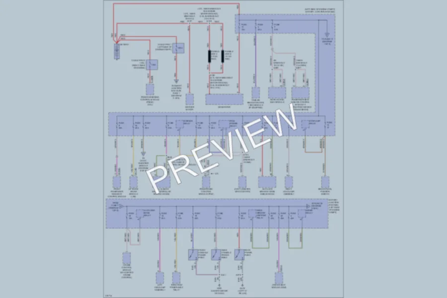 2010 Lincoln MKT Power Distribution wiring diagram preview