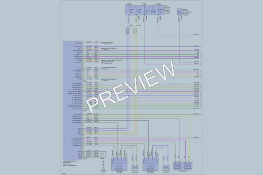 2010 Lincoln MKT Radio wiring diagram preview