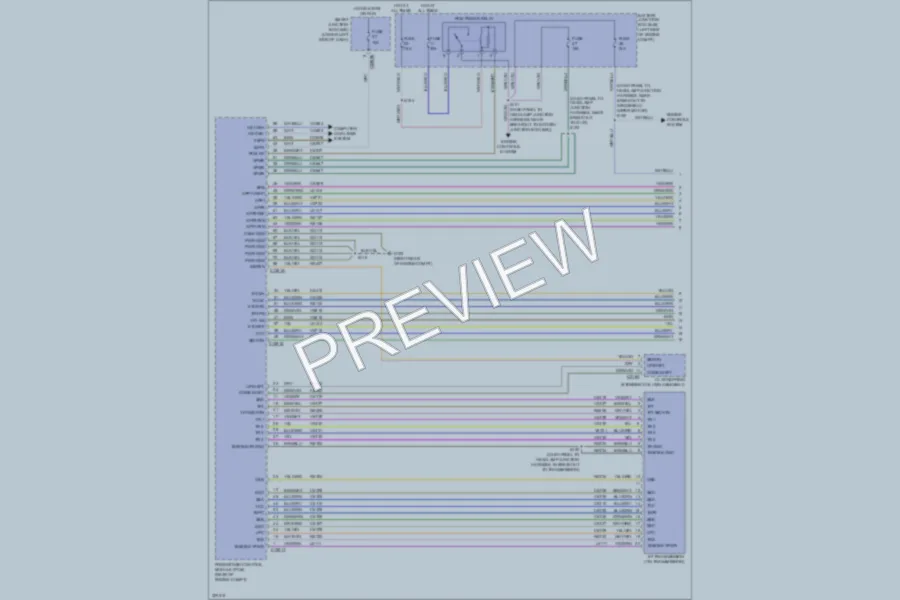 2010 Lincoln MKT Transmission wiring diagram preview
