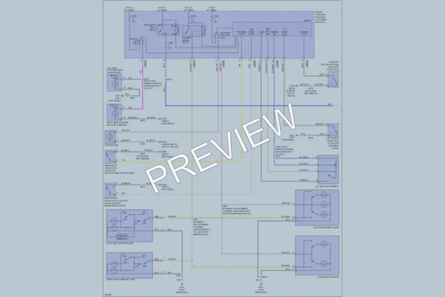 2010 Lincoln MKX Interior Lights wiring diagram preview