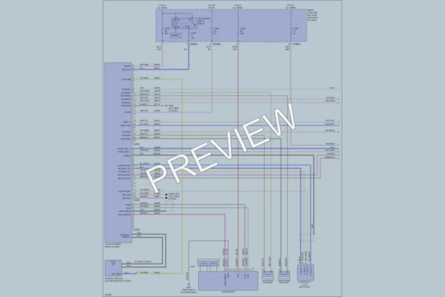 2010 Lincoln MKX Radio wiring diagram preview