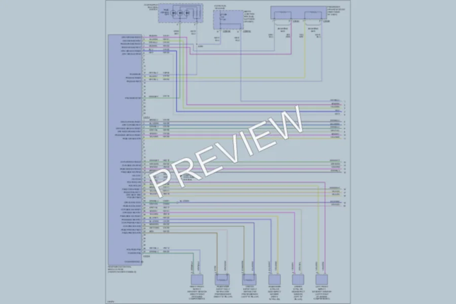 2010 Lincoln MKX Supplemental Restraints wiring diagram preview