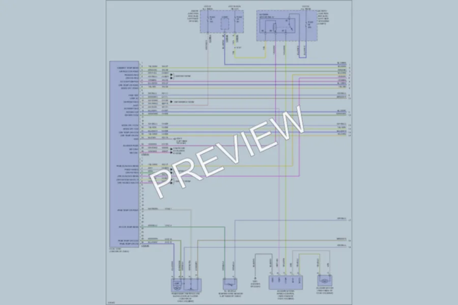 2010 Lincoln MKZ Air Conditioning wiring diagram preview