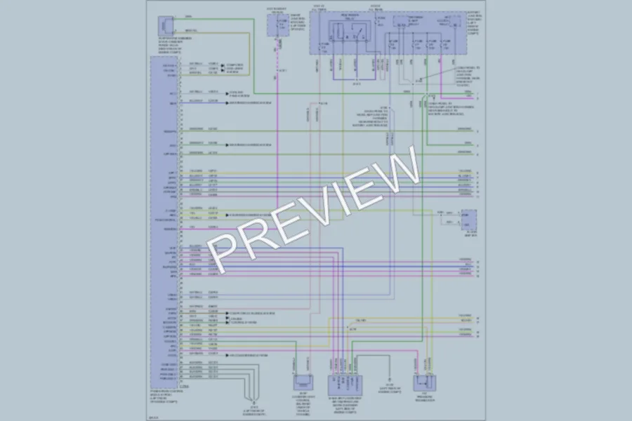 2010 Lincoln MKZ Engine Performance wiring diagram preview