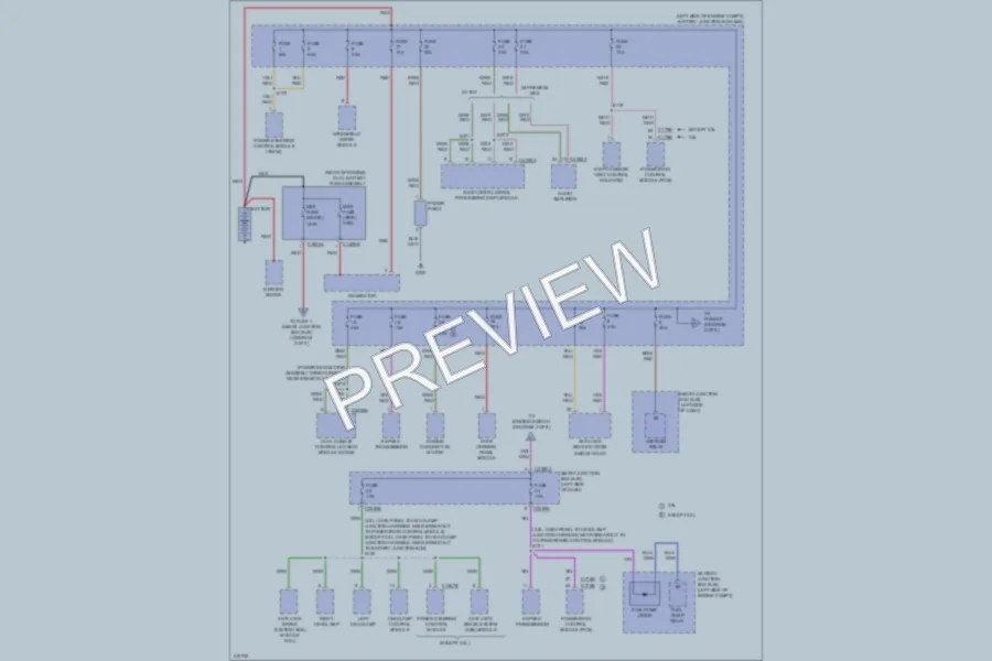 2010 Lincoln MKZ Power Distribution wiring diagram preview
