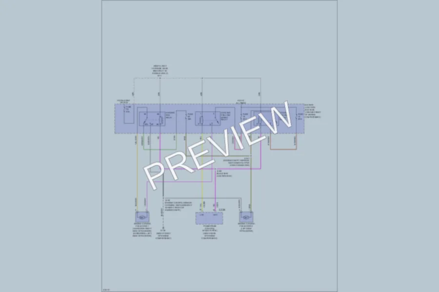 2010 Lincoln Navigator Cooling Fan wiring diagram preview