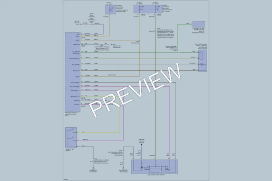 2010 Lincoln Navigator Memory Systems wiring diagram preview