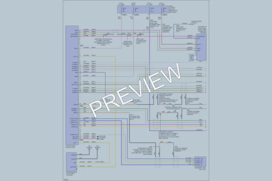 2010 Lincoln Navigator Radio wiring diagram preview