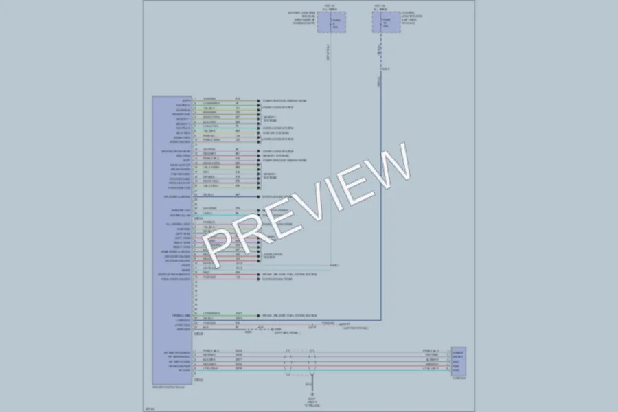2010 Lincoln TownCar Body Control Modules wiring diagram preview