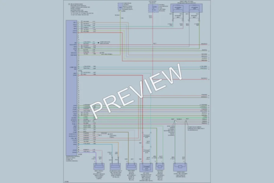 2010 Lincoln TownCar Supplemental Restraints wiring diagram preview