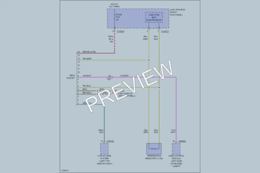2010 MINI Cooper Computer Data Lines wiring diagram preview