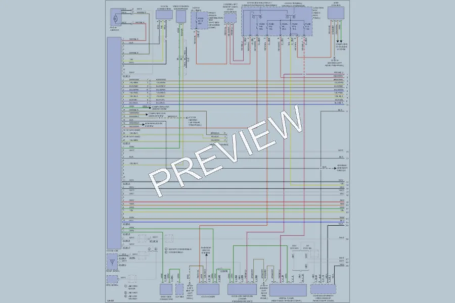 2010 MINI Cooper Navigation wiring diagram preview