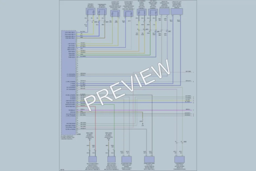 2010 MINI Cooper Supplemental Restraints wiring diagram preview