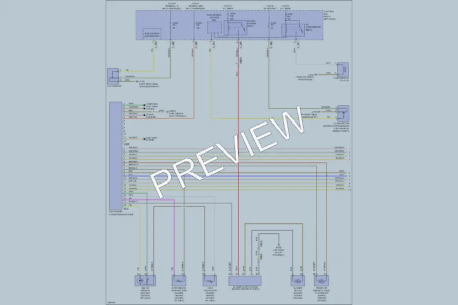 2010 MINI CooperClubman Air Conditioning wiring diagram preview