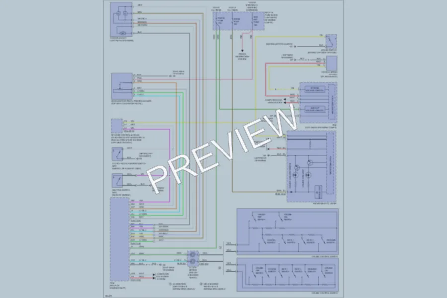 2010 Mazda 3 Cruise Control wiring diagram preview