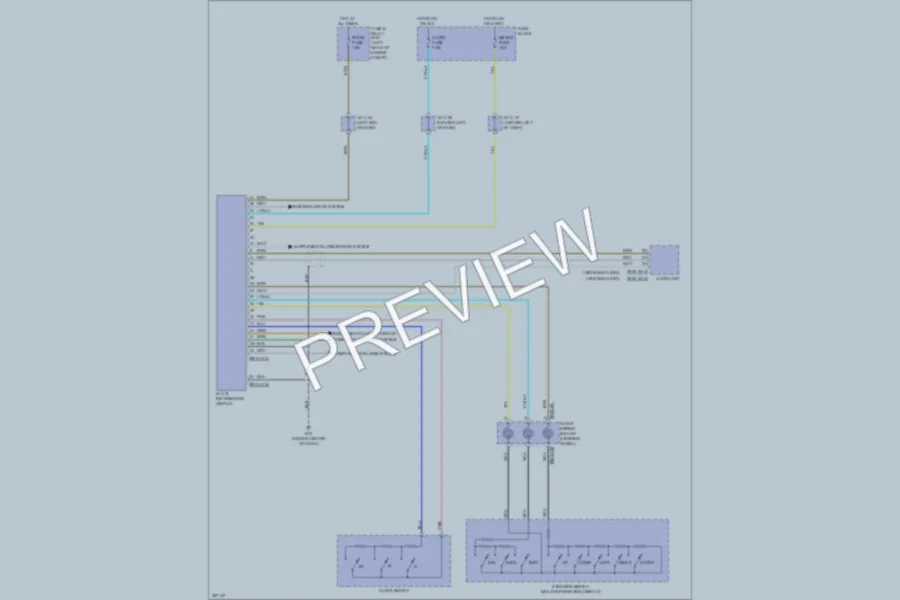 2010 Mazda 3 Instrument Cluster wiring diagram preview