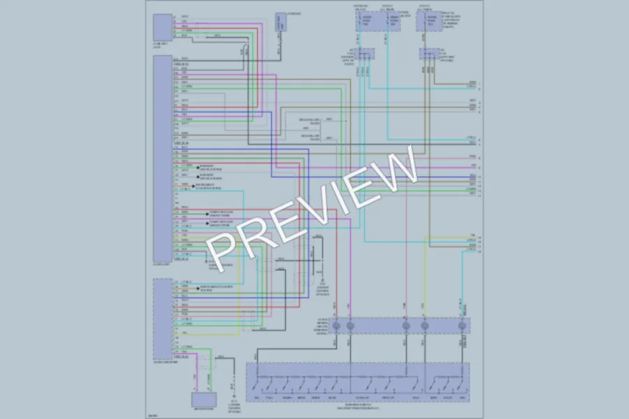 2010 Mazda 3 Navigation wiring diagram preview