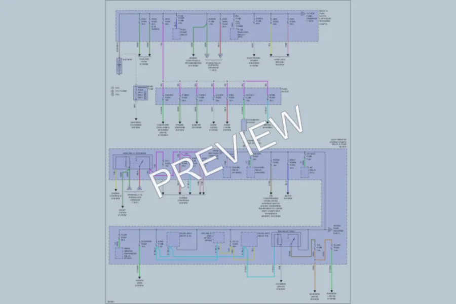 2010 Mazda 3 Power Distribution wiring diagram preview