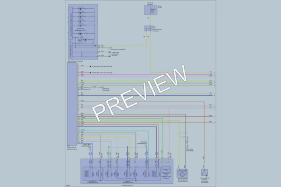 2010 Mazda 3 Transmission wiring diagram preview