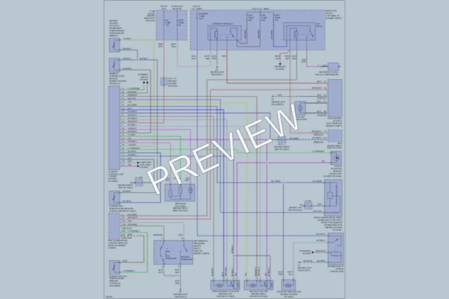 2010 Mazda 5 Air Conditioning wiring diagram preview