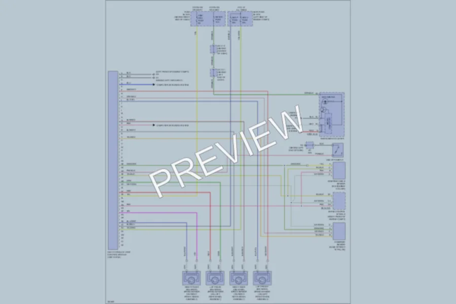 2010 Mazda 5 Anti Lock Brakes wiring diagram preview