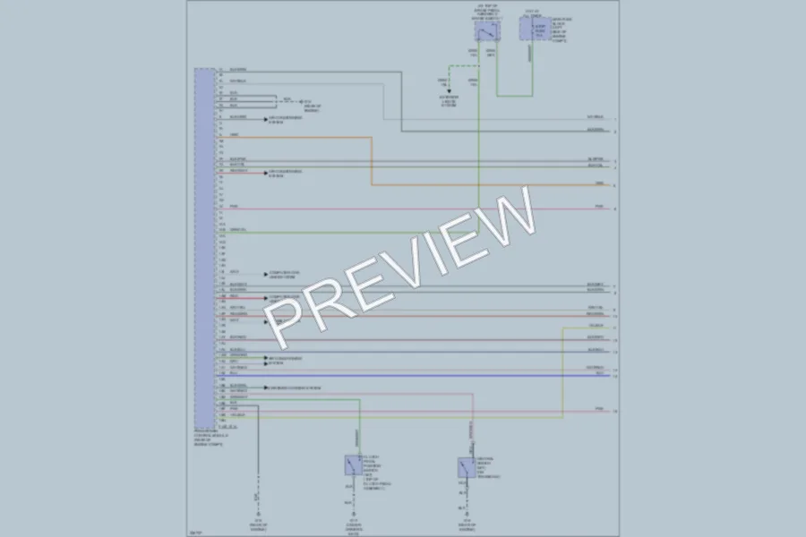 2010 Mazda 5 Engine Performance wiring diagram preview