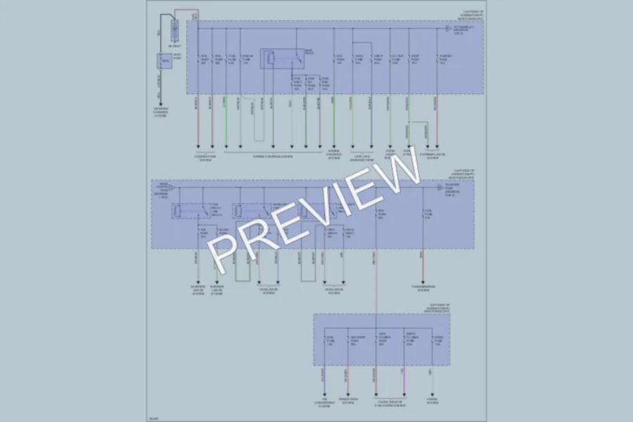 2010 Mazda 5 Power Distribution wiring diagram preview