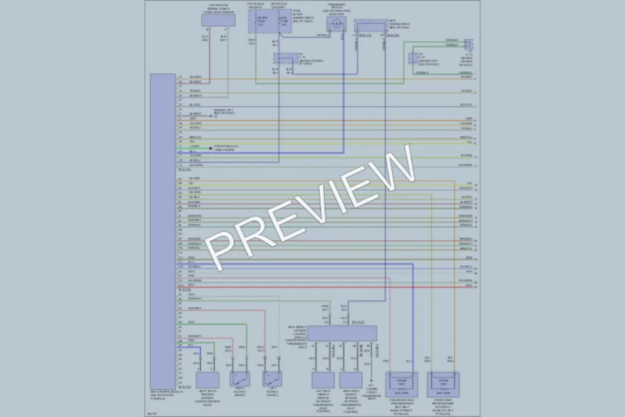 2010 Mazda 5 Supplemental Restraints wiring diagram preview
