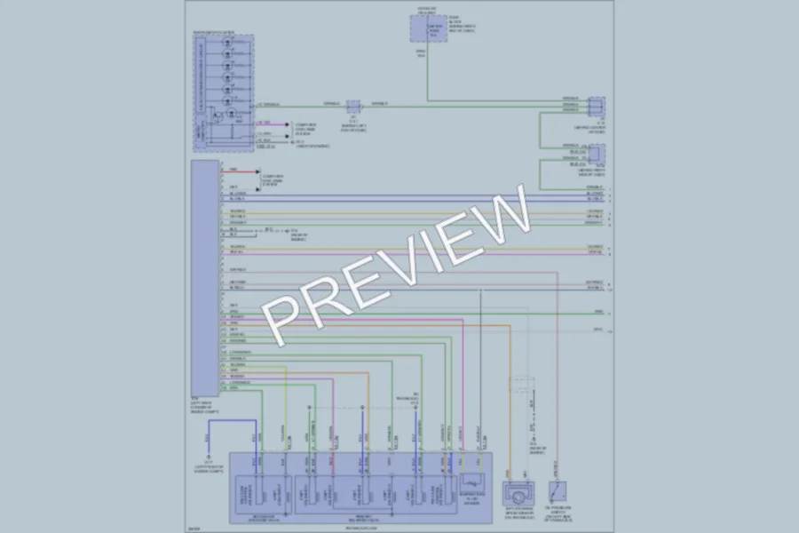 2010 Mazda 5 Transmission wiring diagram preview