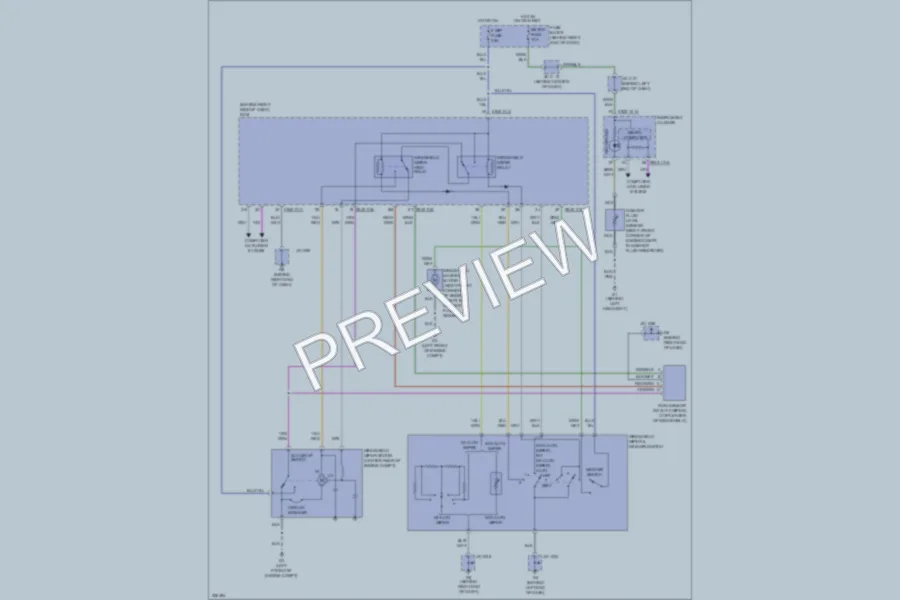 2010 Mazda 5 Wiper Washer wiring diagram preview