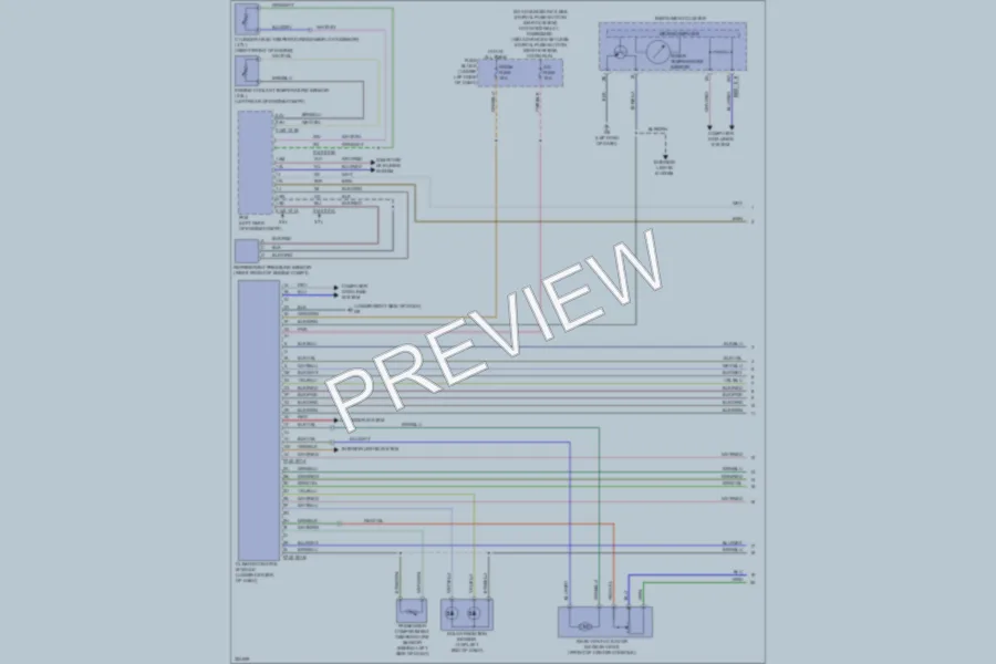2010 Mazda 6 Air Conditioning wiring diagram preview