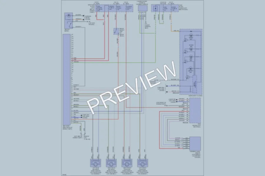 2010 Mazda 6 Anti Lock Brakes wiring diagram preview