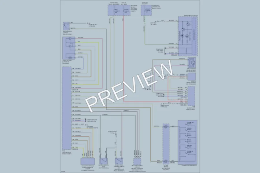 2010 Mazda 6 Cruise Control wiring diagram preview