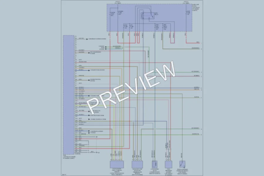 2010 Mazda CX7 Engine Performance wiring diagram preview