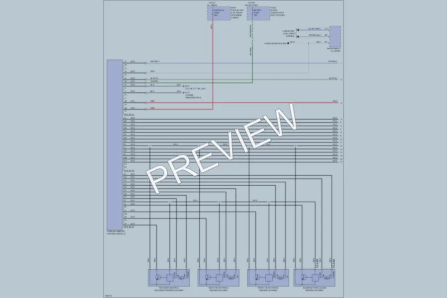 2010 Mazda CX7 Memory Systems wiring diagram preview