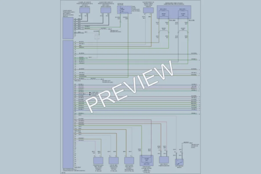 2010 Mazda CX7 Supplemental Restraints wiring diagram preview