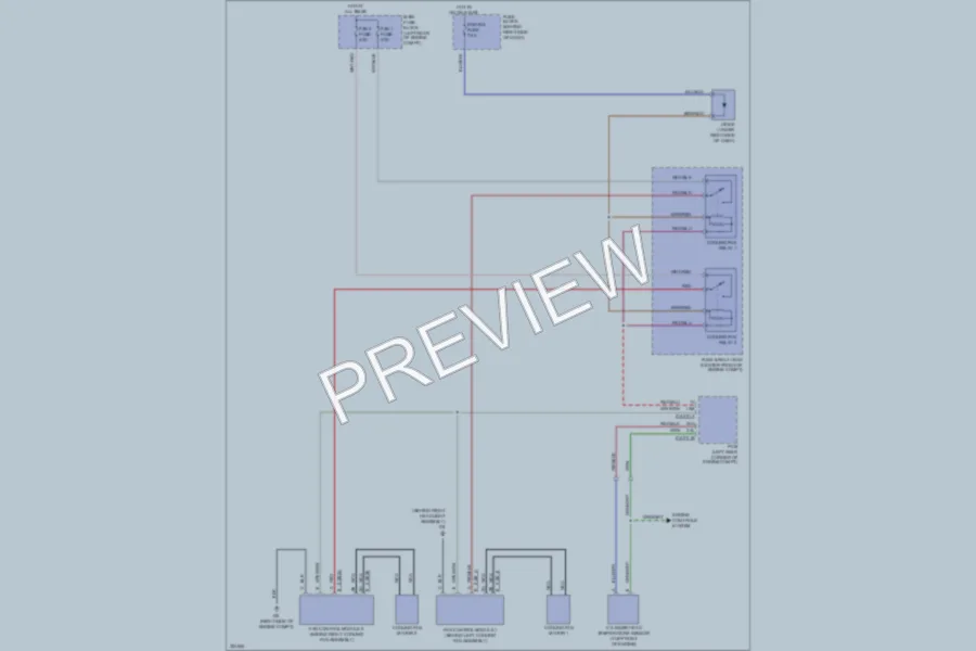 2010 Mazda CX9 Cooling Fan wiring diagram preview