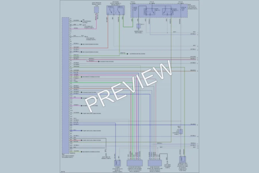 2010 Mazda CX9 Engine Performance wiring diagram preview