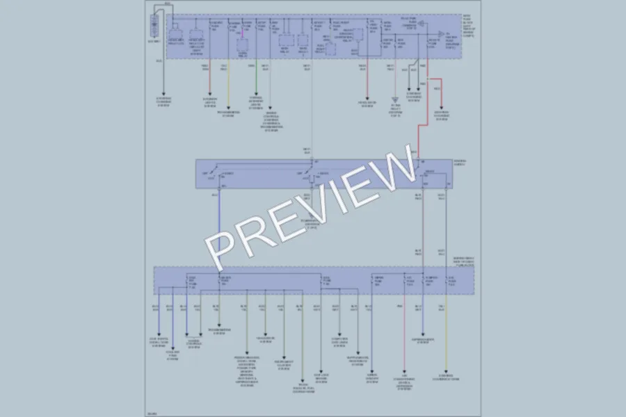 2010 Mazda CX9 Power Distribution wiring diagram preview