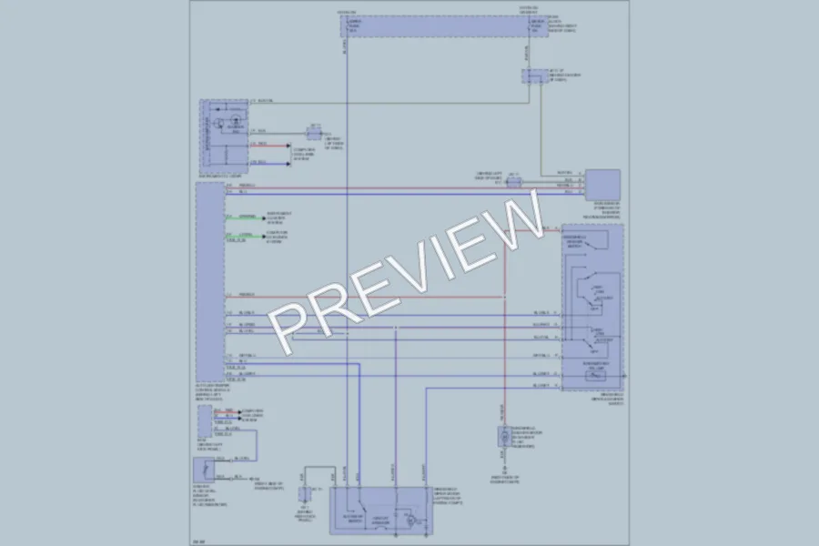 2010 Mazda CX9 Wiper Washer wiring diagram preview