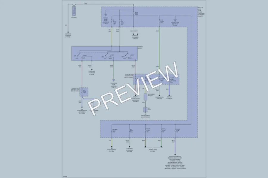 2010 Mazda MX5Miata Power Distribution wiring diagram preview