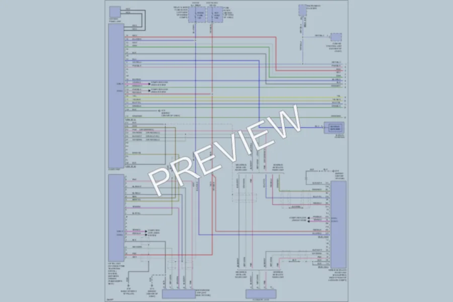 2010 Mazda MX5Miata Radio wiring diagram preview